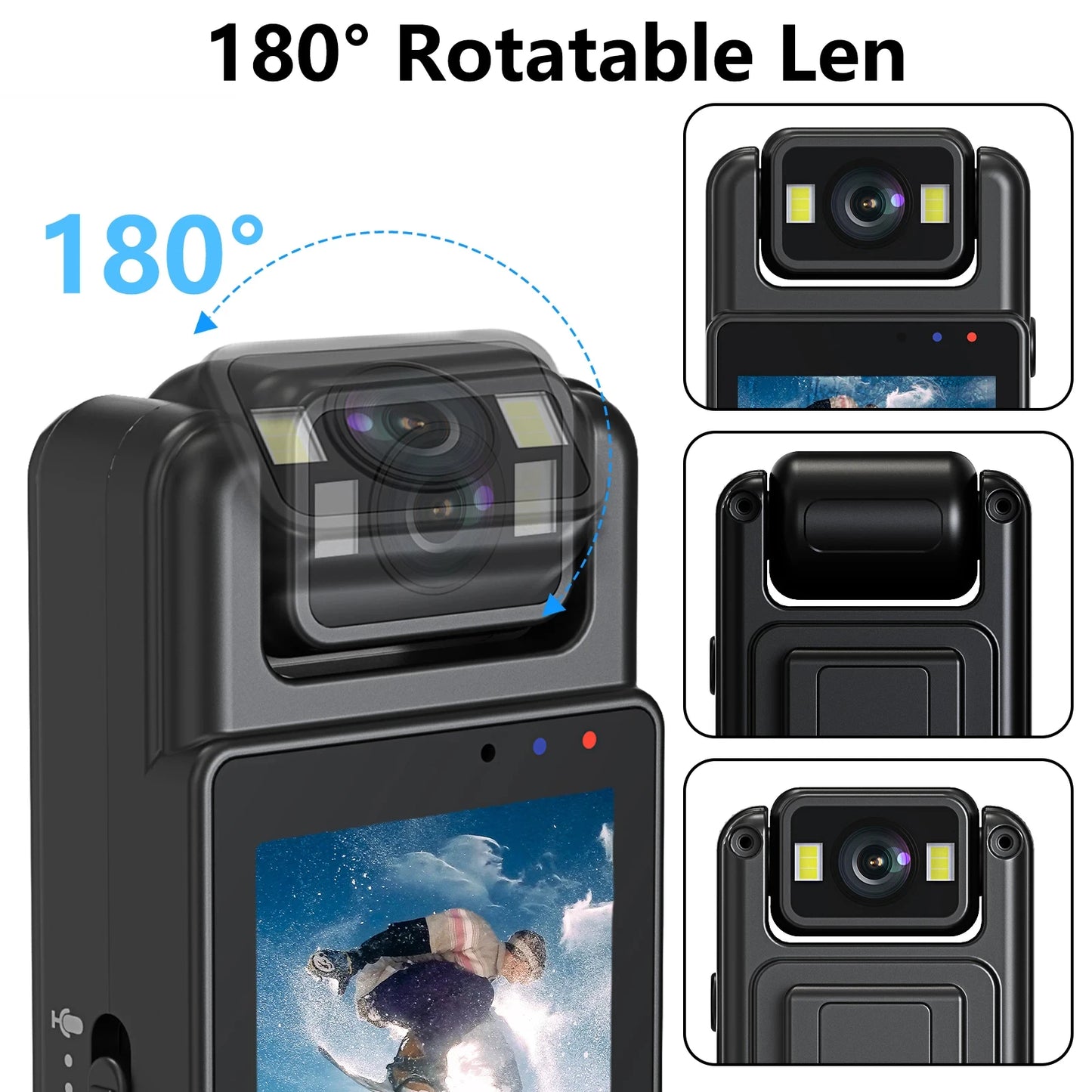 WiFi Mini Camera 1080P – Portable Digital Video Recorder | Body Cam with Night Vision