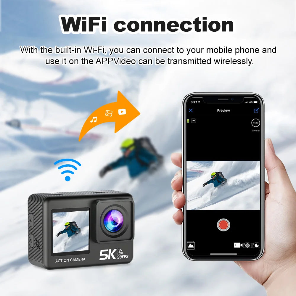ActionX Pro – 5K Ultra HD Sport Camera
