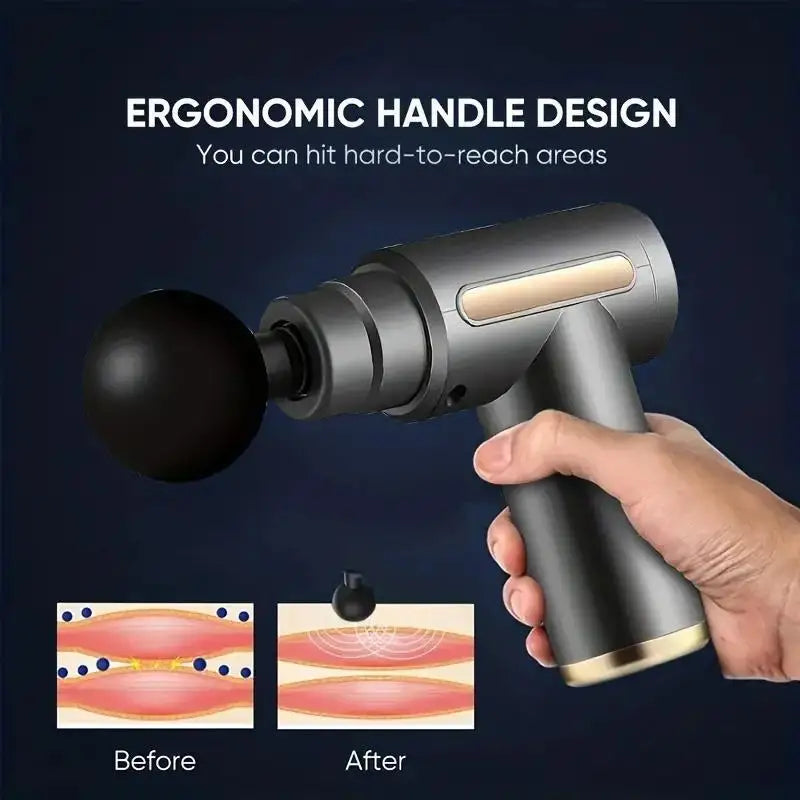 ProRelax Muscle Fascia Gun | Professional Electric Vibration Massager for Neck & Body