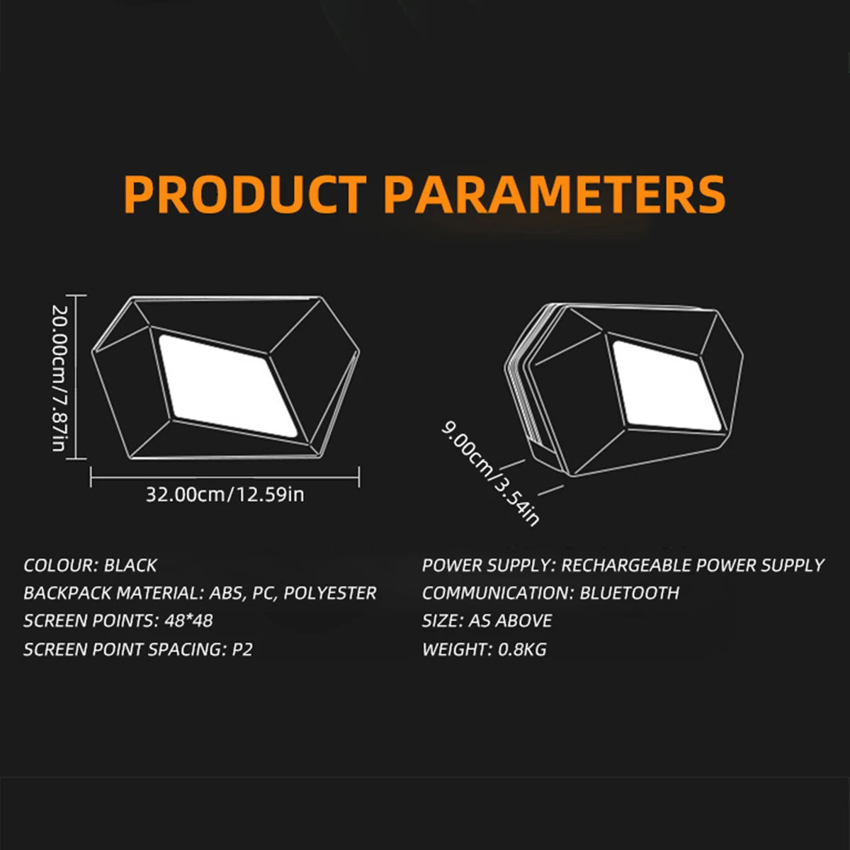 LumiPack X - Smart LED Backpack