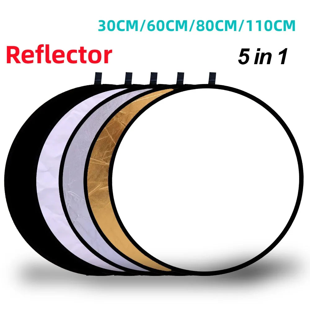 ProLight 5-in-1 Collapsible Reflector – Versatile Photography Tool