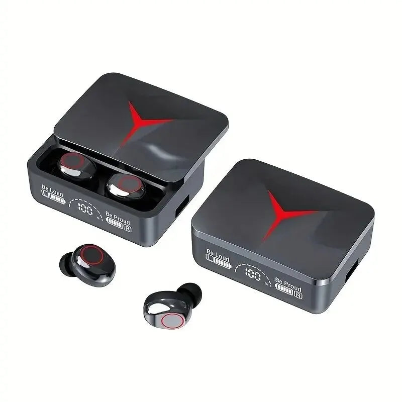 TWS M90 Wireless Earbuds – Bluetooth 5.3 Sports & Gaming Headphones with Mic