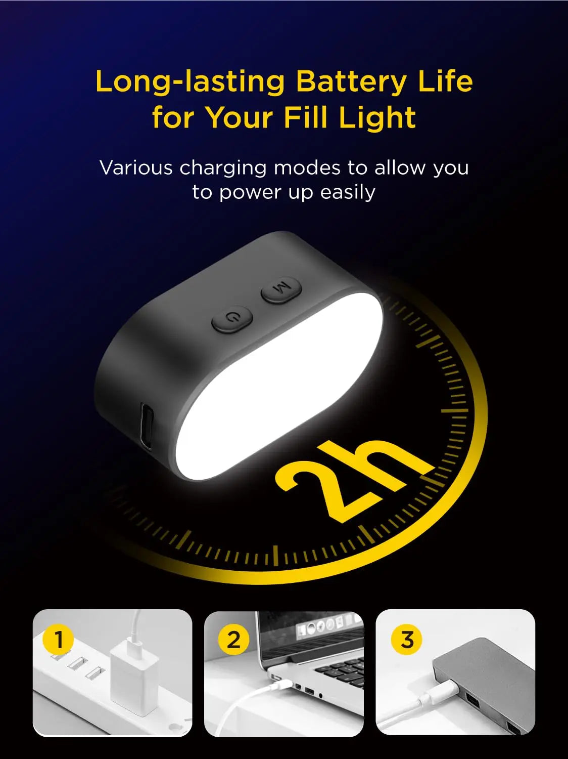 RGB Magnetic Fill Light for Gimbal