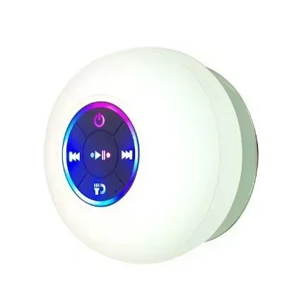 Portable Wireless Bluetooth Speaker – Mini Stereo Sound, IPX4 Waterproof, Suction Cup Design
