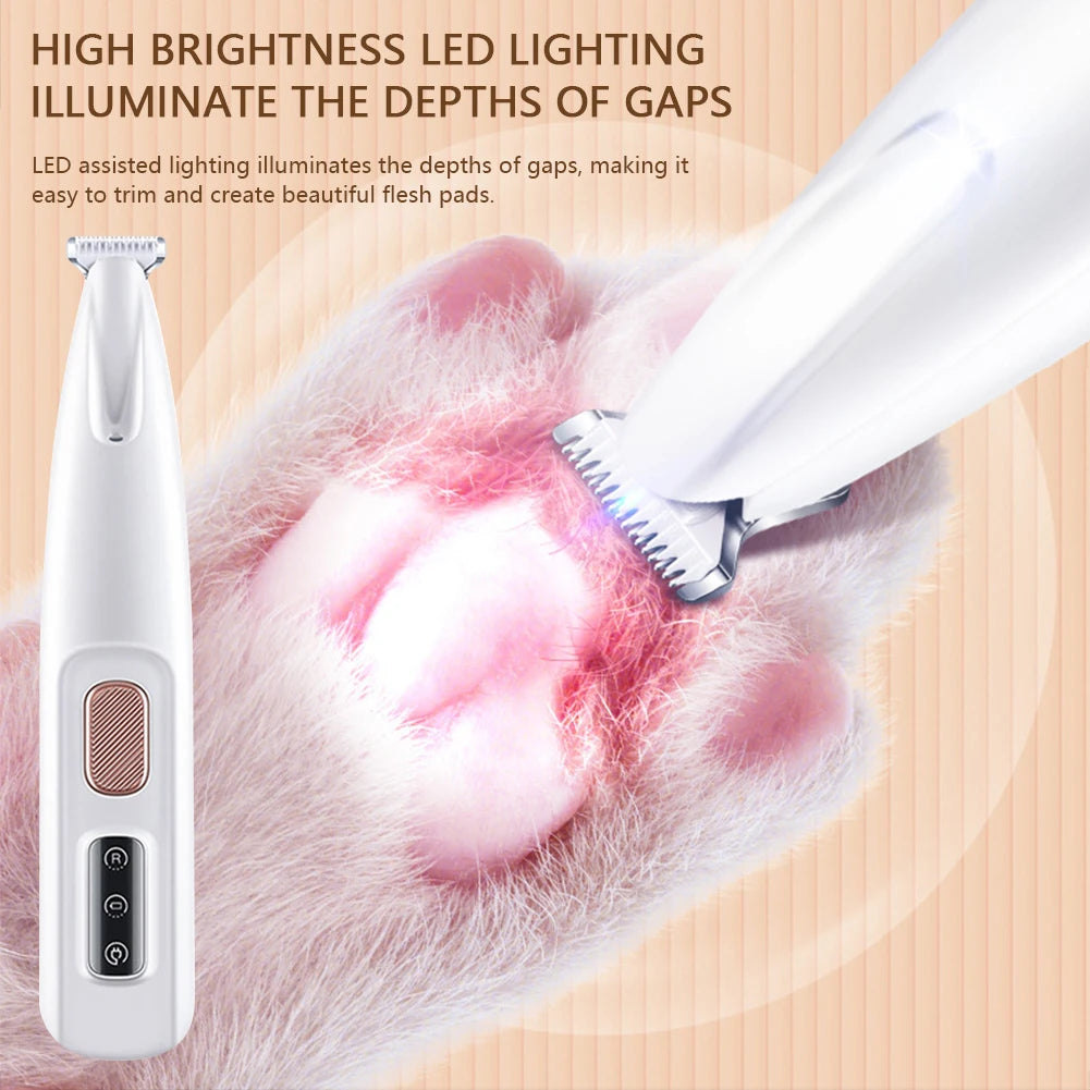 PawGroom Pro – Cordless Pet Trimmer with LED Light