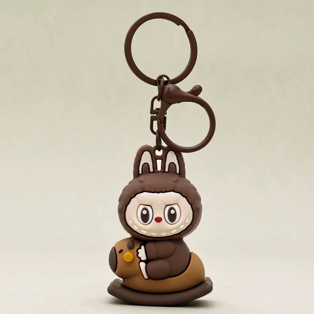 Cute Labubu Doll Pendant Keychain Exquisite Doll Fluff Pvc Toy Phone Ornaments Bag Charms Car Key Chain Kawaii Accessories Gifts