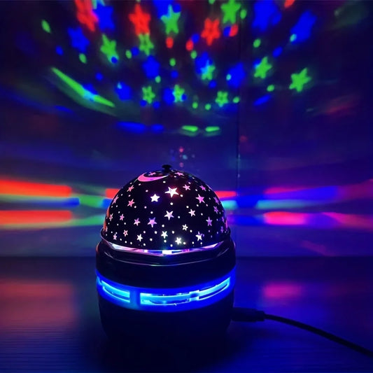 Starry Sky Projection Magic Ball Lamp – LED Projector for Bedroom & Gaming Room Decoration