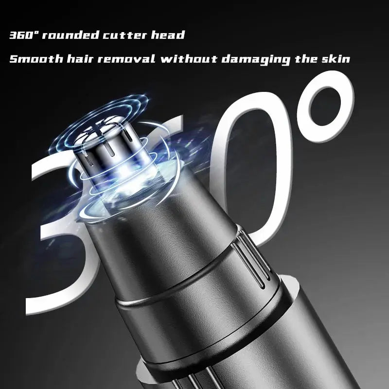 Precision Nose & Ear Hair Trimmer | Painless Grooming Tool for Men & Women