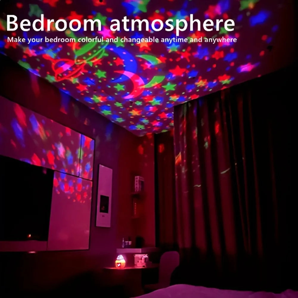 Starry Sky Projection Magic Ball Lamp – LED Projector for Bedroom & Gaming Room Decoration