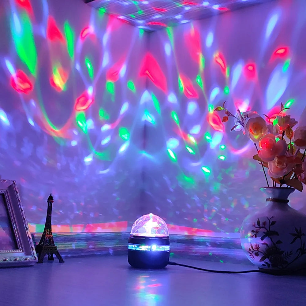 Starry Sky Projection Magic Ball Lamp – LED Projector for Bedroom & Gaming Room Decoration