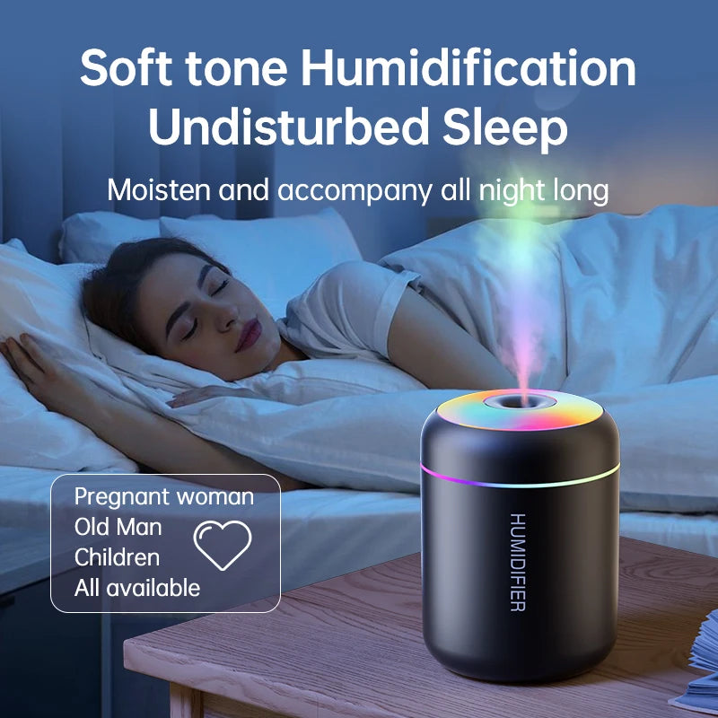 MistFlow Mini USB Humidifier | Aromatherapy & Air Purifier