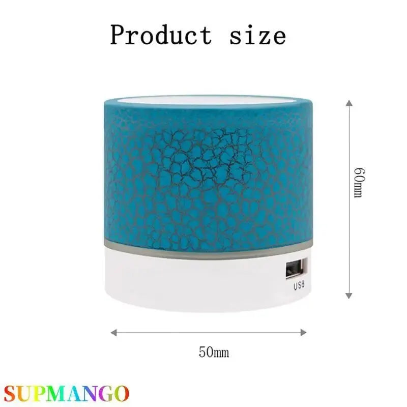 Mini Portable Bluetooth Speaker with LED Light – Model A9