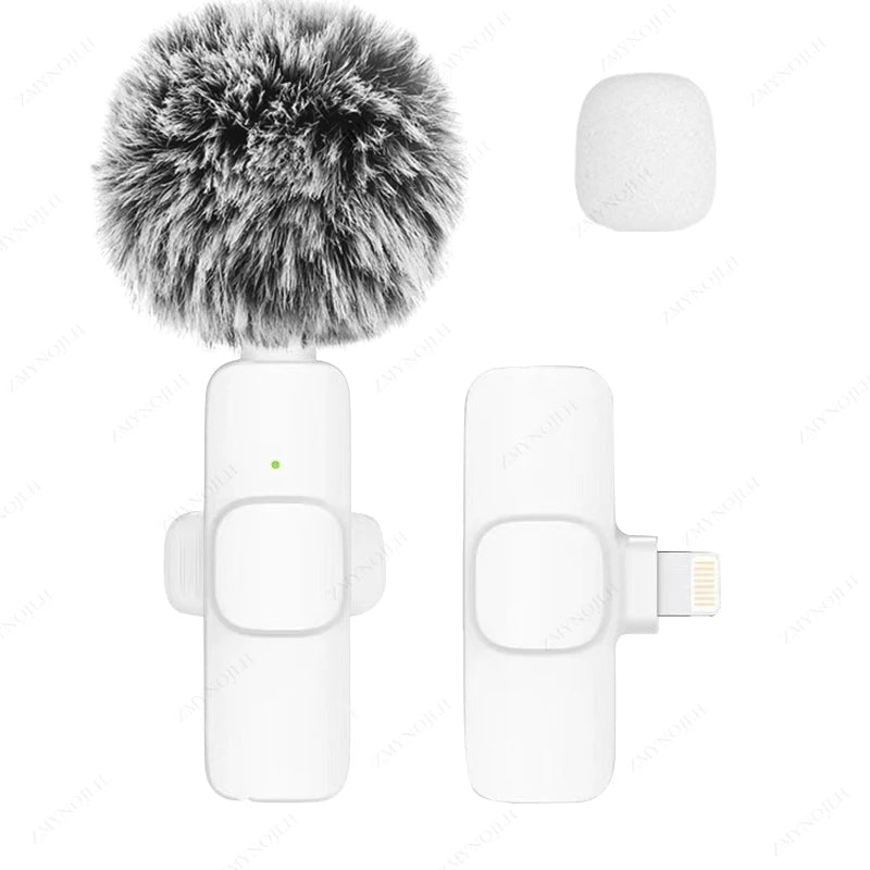 Portable Wireless Lavalier Microphone for iPhone, Android, PC, Camera, and Live Gaming