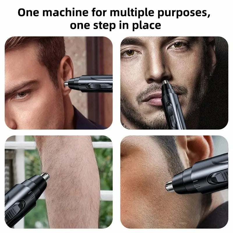 Precision Nose & Ear Hair Trimmer | Painless Grooming Tool for Men & Women