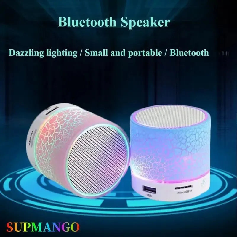 Mini Portable Bluetooth Speaker with LED Light – Model A9