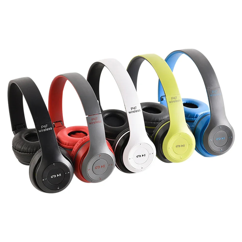 P47 Wireless Bluetooth Headset | Sports & Gaming Over-Ear Headphones
