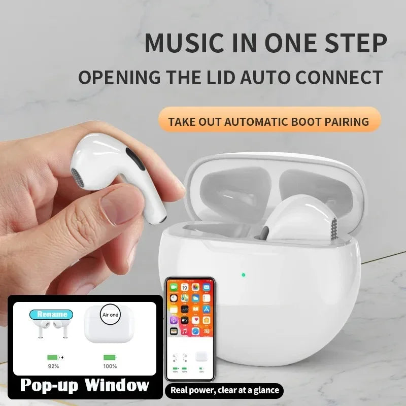 ProSound 6 TWS Sport Bluetooth Earbuds | Active Noise Cancelling & Touch Control