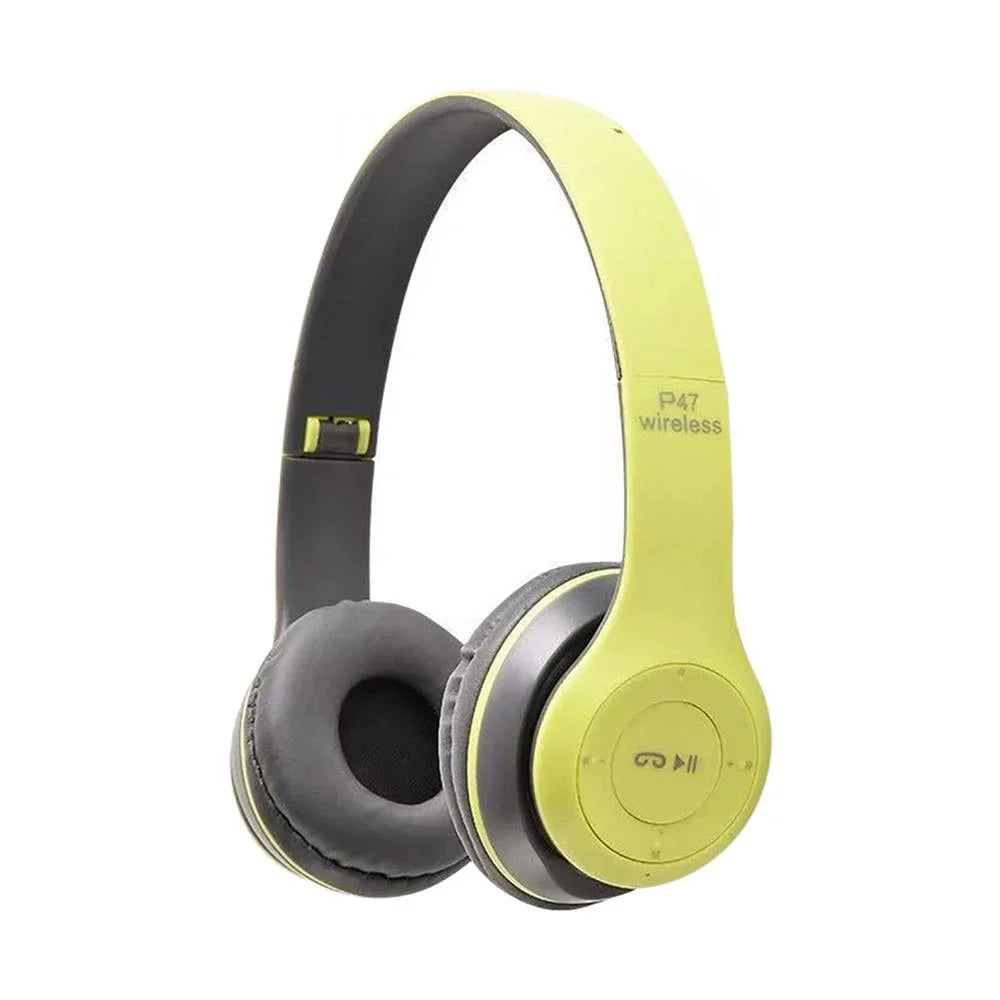 P47 Wireless Bluetooth Headset | Sports & Gaming Over-Ear Headphones