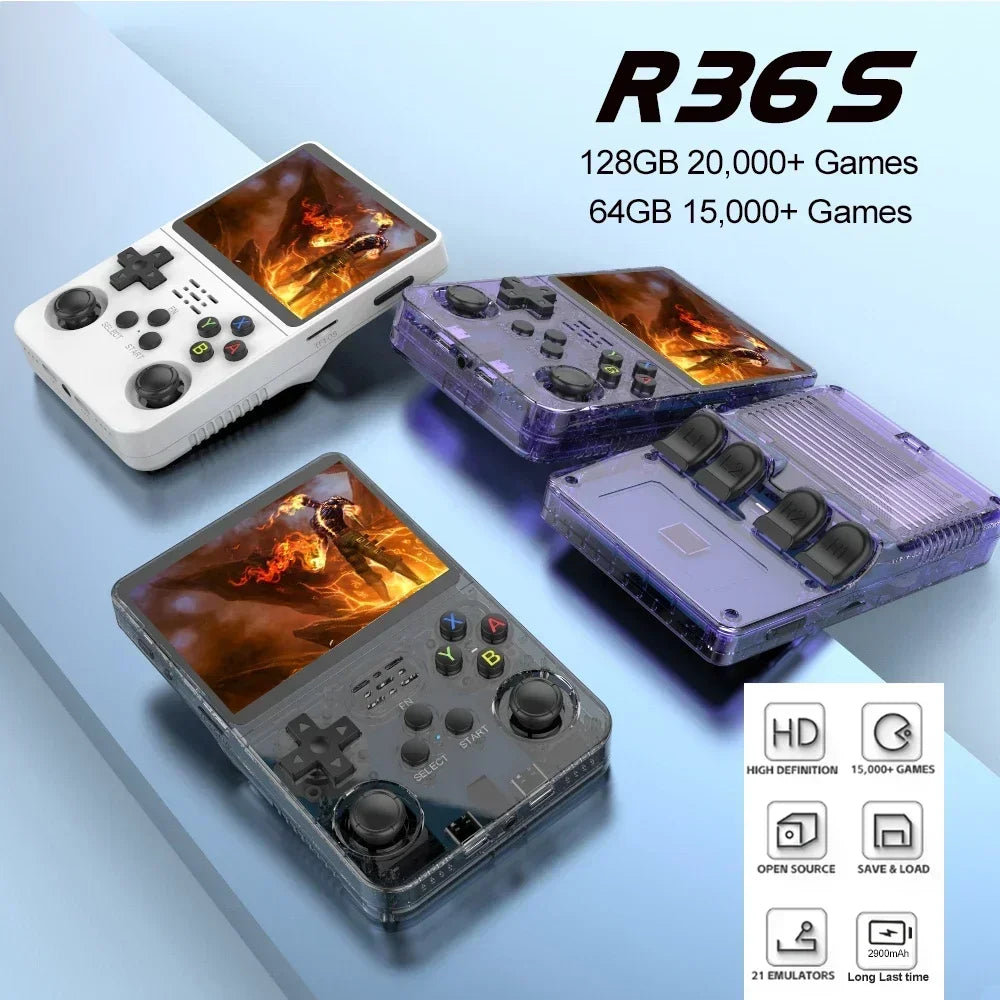 RetroX Pro Handheld Game Console | 3.5" IPS Screen | 64GB/128GB Portable Gaming Player