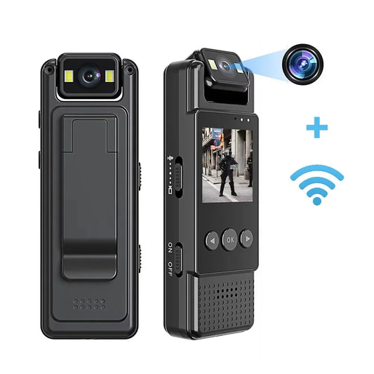WiFi Mini Camera 1080P – Portable Digital Video Recorder | Body Cam with Night Vision