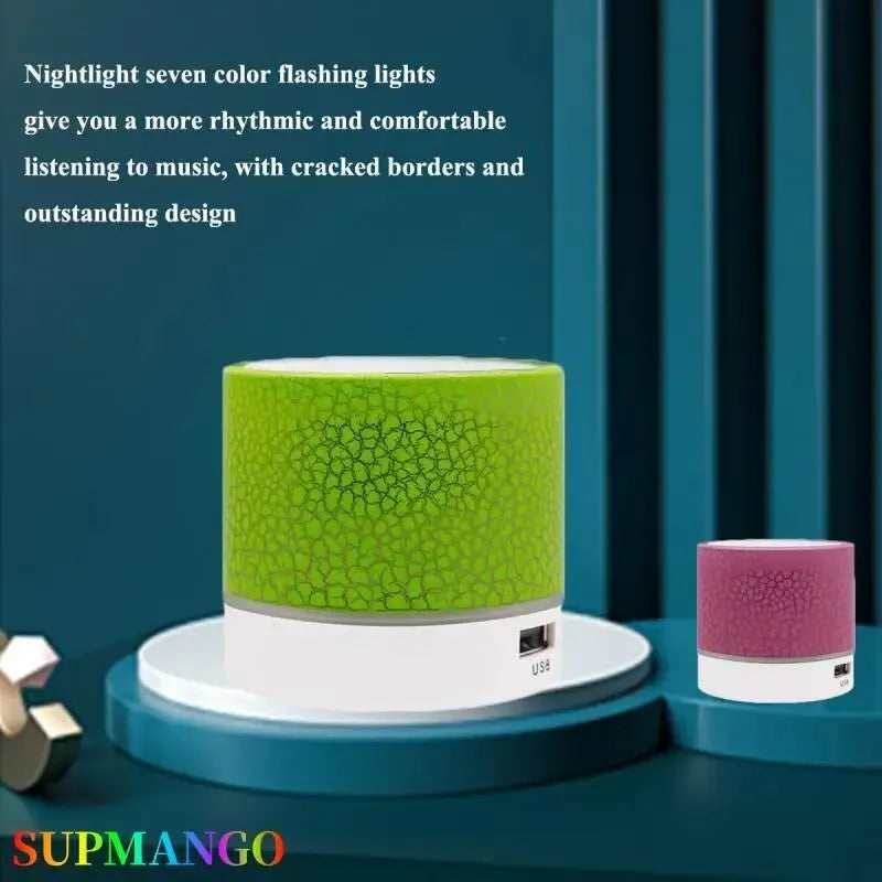 Mini Portable Bluetooth Speaker with LED Light – Model A9