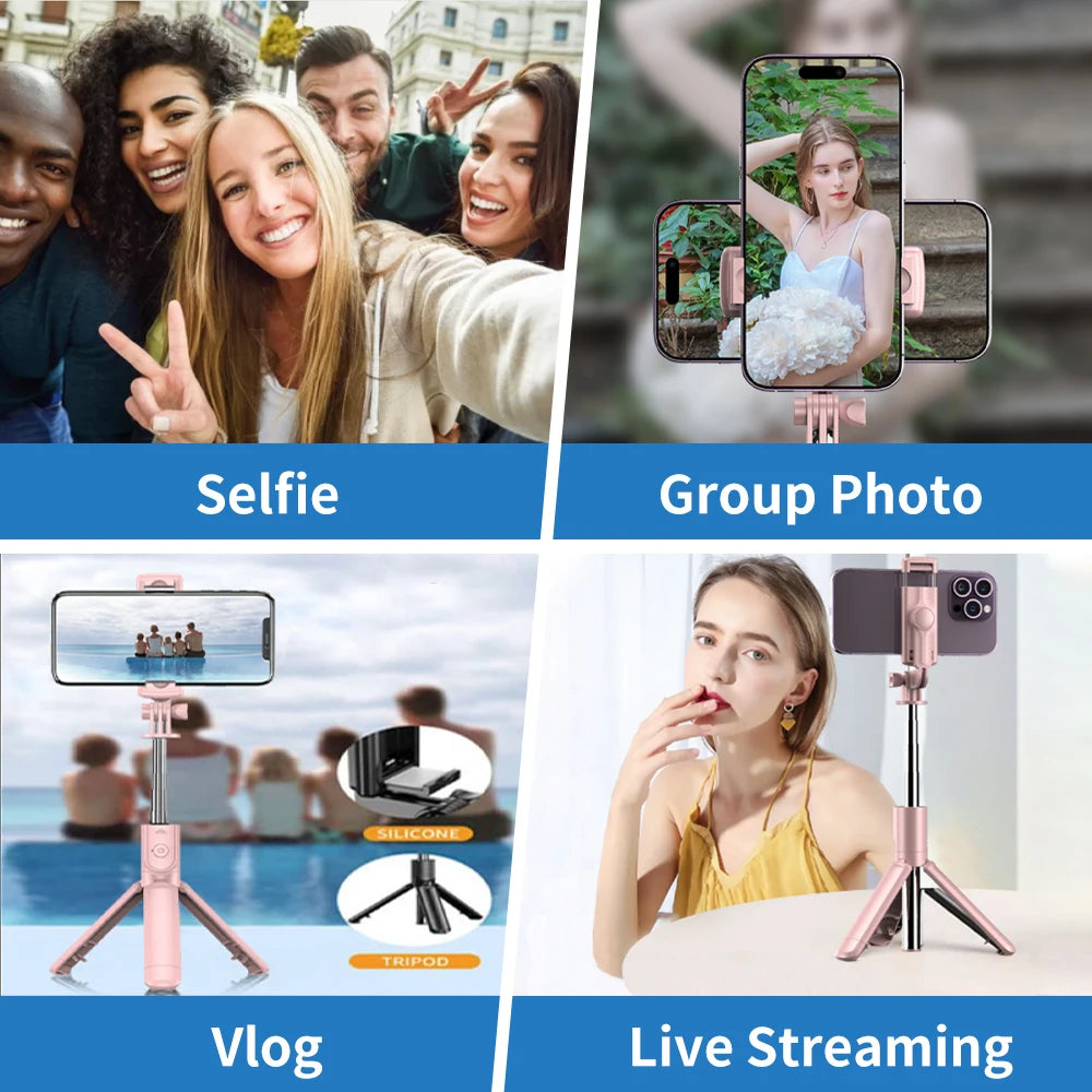 FlexShot Wireless Selfie Stick & Tripod | Detachable Remote