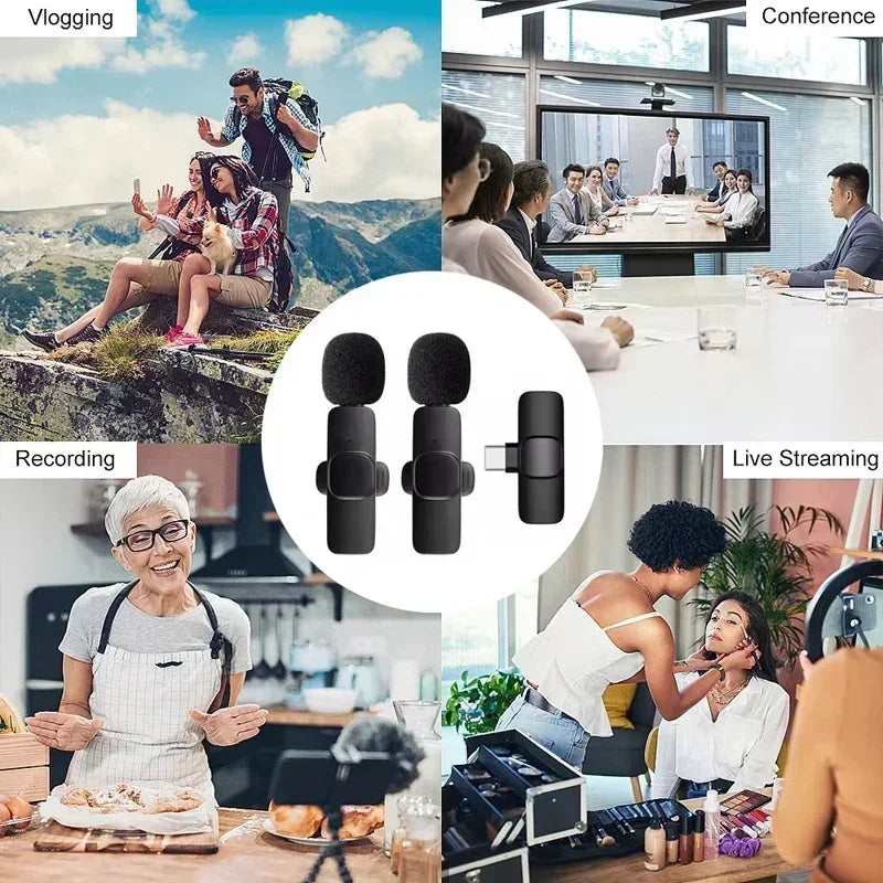 StreamMic Wireless Lavalier Microphone | Noise Reduction for Live Streaming