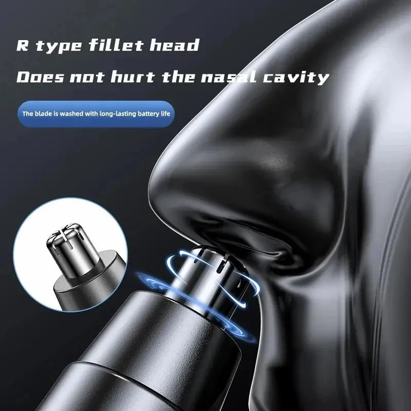 Precision Nose & Ear Hair Trimmer | Painless Grooming Tool for Men & Women