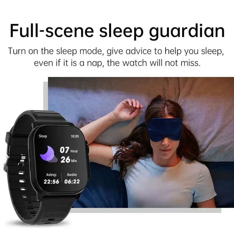 LAXASFIT T900 Ultra Smartwatch – Bluetooth Call, Heart Rate Monitor, Sports Tracker for Men & Women