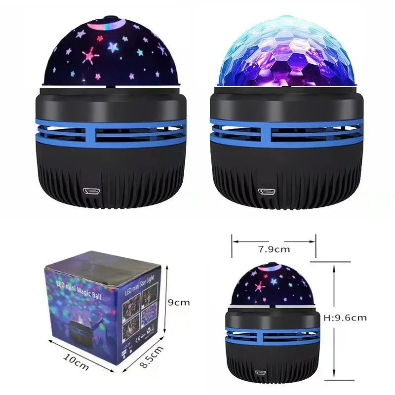 Starry Sky Projection Magic Ball Lamp – LED Projector for Bedroom & Gaming Room Decoration