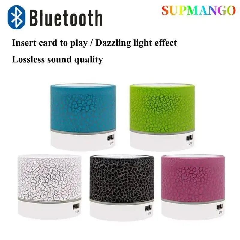 Mini Portable Bluetooth Speaker with LED Light – Model A9