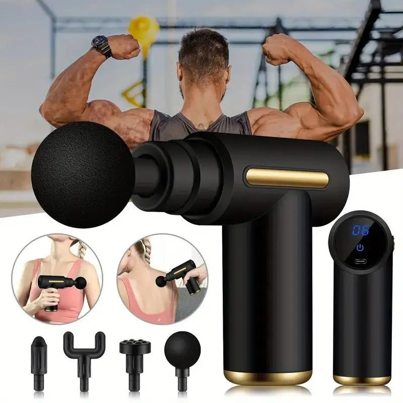 ProRelax Muscle Fascia Gun | Professional Electric Vibration Massager for Neck & Body