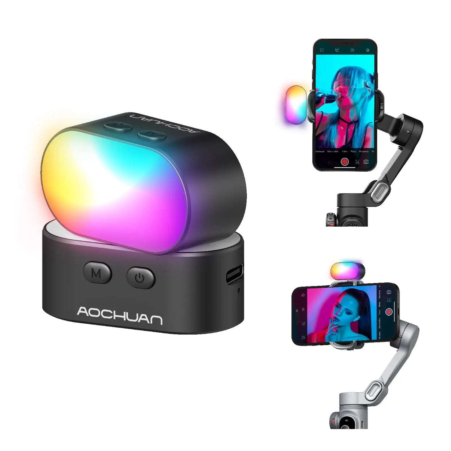 RGB Magnetic Fill Light for Gimbal
