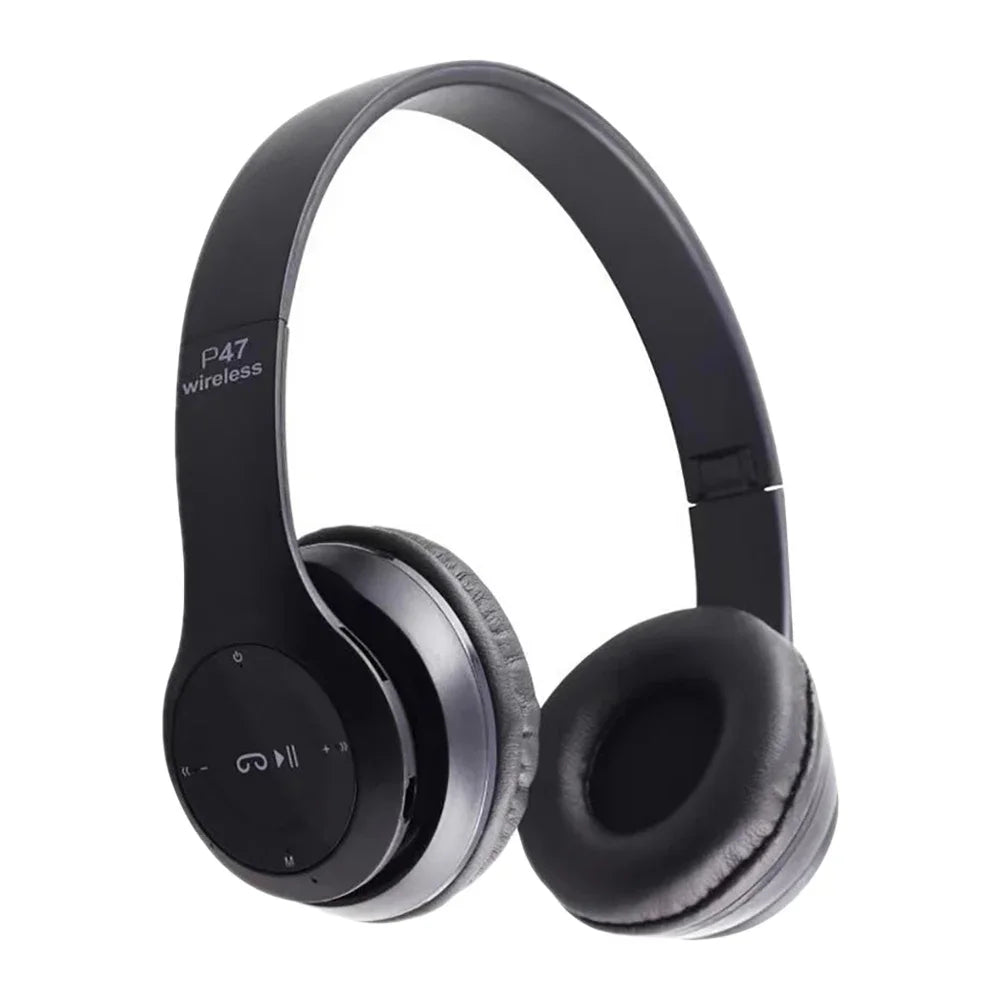 P47 Wireless Bluetooth Headset | Sports & Gaming Over-Ear Headphones